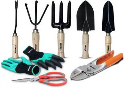 VISKO 538 Garden Tools Kit | Garden Tool Kit | 8 Tools | 5 Pcs