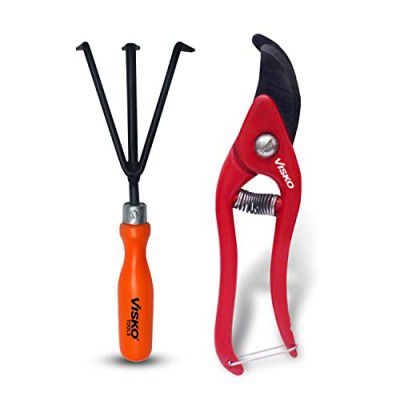 VISKO Garden Tools Set, 658 Gardening Hand Tool Kit 2 Pieces for Home Gardening