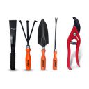 VISKO Garden Tools Set, 659 Gardening Hand Tool Kit 5 Pieces for Home Gardening...