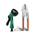 Visko GTK Garden Tool Set (Green, Black and Orange, 2-Pieces)...