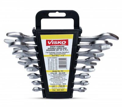 Visko Tools 701 Doe Spanner Set (Silver, 8-Pieces)