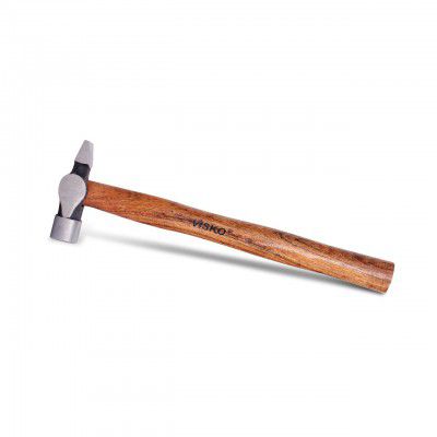 Visko Tools 713, 300 g Ball Pein Hammer | Wooden Handle | Heat Treatment Drop-Forged Hammerhead for Pulling nails | Demolition work | Splitting Wood | Brown |