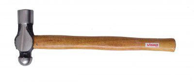 Visko Tools 714 Ball Pein Hammer with Wooden Handle, 500 G (Brown)