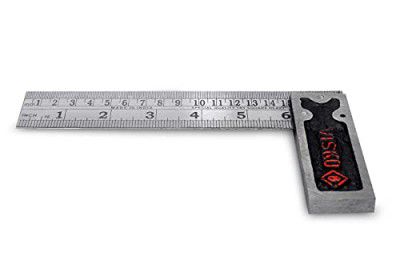 Visko Tools Steel 231 6" Try Square (Silver)