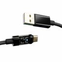 Vismac 60W USB to Type-C Double Braided Fast Charging & Sync Cable with LED Indicator...