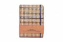 Visual Echoes™ “EKA” Series Premium Handwoven Paper Cover Undated Eco-Friendly Notebook/Diary with Elastic Closure – Hardbound, Ruled, A5, Natural Shade 188 Pages, 75GSM -Blue Jute Texture...