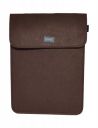 Visual Echoes™ Premium Double Layered Felt Single Compartment Laptop Sleeve for Scratch Resistance & Protection- Compatible Upto 12-Inch Laptops/Ultrabooks/Macbooks/Tabs -Brown Color...