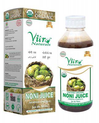 VITRO Certified Organic Noni Juice 1 Ltr (soursop juice) No Added Sugar