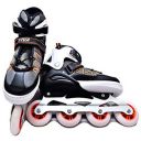 Viva Adjustable Inline Skates with Different Wheel Size Roller Inline Skates for All Boys and Girls (Medium (6-8 UK), 80MM - Wheel Size)...