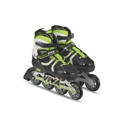 Viva Inline Skates 90mm | UK Size: 9-11, Unisex Outdoor Skating Shoes for Skating Beginners