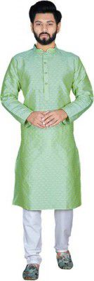 VIVA N DIVA  Men Kurta and Churidar Set Jacquard