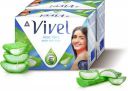 Vivel Aloe Vera Bathing Soap with Vitamin E for Soft Skin (8 x 150 g)...