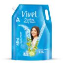 Vivel Cooling Body Wash, Mint & Cucumber Shower Gel, 1500ml...