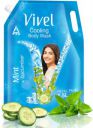Vivel Cooling Body Wash, Mint & Cucumber Shower Gel, Supersaver XL Refill Pouch  (1500 ml)...