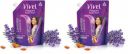 Vivel Fragrant Body Wash, Lavender & Almond Oil Shower Gel, 400 ml (Pack of 2)...