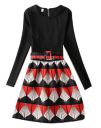 VividYouWomen Women's A Line Stitching Floral Sexy Slim Evening Party Dress...
