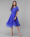 vivient Women A-line Blue Dress...