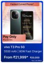 Big Billion Days Special: Vivo T3 Pro 5G to be priced at ₹21999	...