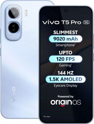 vivo T5 Pro 5G (Glacier Blue, 256 GB) (8 GB RAM)