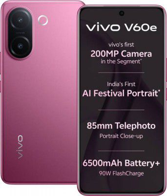 vivo V60e (Elite Purple, 256 GB + 8 GB RAM)