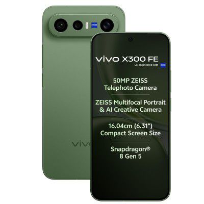 vivo X300 FE 5G (Urban Olive, 12GB RAM + 256GB Storage) 