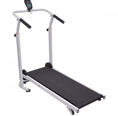 VK Navya Fitness with Height Adjustable and Foldable Manual Treadmill