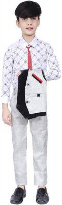 vkreation  Men Ethnic Jacket and Trouser Set Cotton Jute Blend