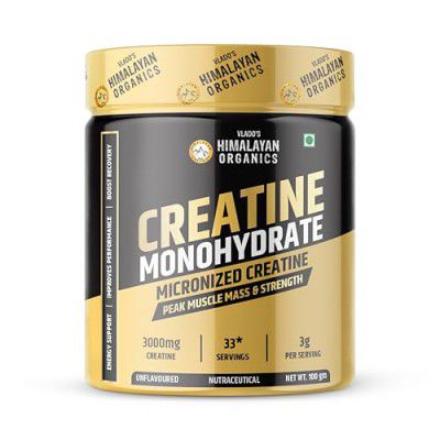 Vlado's Himalayan Organics Pure Micronised Creatine Monohydrate Powder