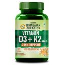 Vlado’s Himalayan Organics Vitamin D3 600 IU + K2 as MK7 Supplement - 10 Veg Tablets