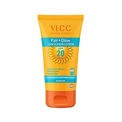 VLCC Fair Glow Sunscreen Lotion SPF 20 - 1.08 Pounds Solid