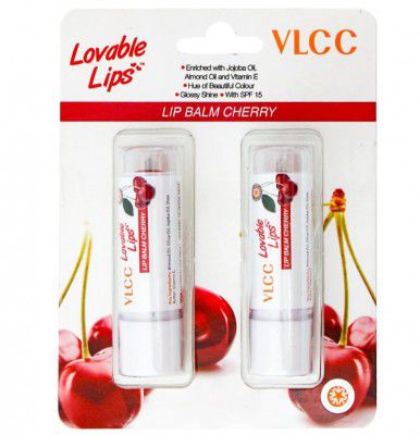 Vlcc Lovable Lips Cherry Lip Balm Buy 1 Get 1 4.5 g