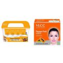 VLCC Pedicure and Manicure Kit And VLCC Papaya Fruit Facial Kit, 60g...