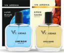 VN AROMA Combo - Pack of 2 | Epie Noire - Lune Bleue | Premium Luxury Perfume Eau de Toilette - 100 ml...