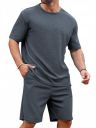 Vogaan Men's T-Shirt and Shorts Set | Top & Shorts Night Suits Set | Night Wear for Men...