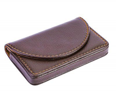 VOGARD Business Card Holder PU Leather Business Card Case Pocket 