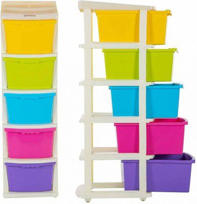 vokay 5 Extra Large Multi-Purpose Modular Drawer Storage System