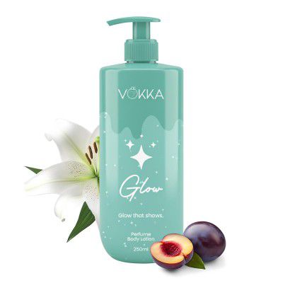 VOKKA Glow Perfume Body Lotion 250ml | Bright Fruity Floral Fragrance 