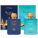 VOKKA Thai Oud & Thai Aqua 200 ml | Pack of 2 x 100ml Unique Unisex Luxury Long Lasting Woody Aquatic Perfume Gift Set...