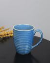 VOLA Organic Mug- 300ml Aesthetic Design Made with Porcelain Material Home & Office Use Kitchen & Dining Luxury Tableware Ideal for Gifting Single Set Medium Teal...