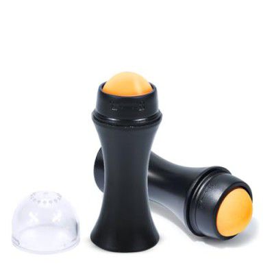 Volcanic Face Roller Oil Absorbing Face Roller Portable Facial Skin (Black Volcanic)