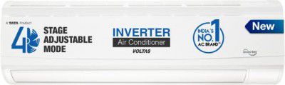 [Extra Rs 3000 OFF] Voltas 1.5 Ton 5 Star Split Inverter AC - White  (185V CAS(4503690), Copper Condenser)