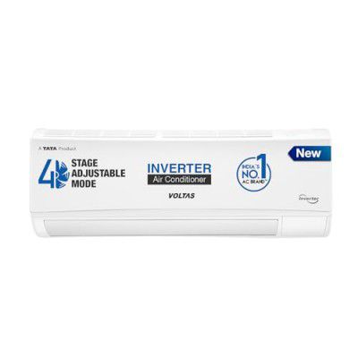 [Extra Rs 3250 Off] Voltas 1 ton 5 Star, Inverter Split AC (Copper, 4-in-1 Adjustable Mode, Anti-dust Filter, 2024 Model, 125V Vectra CAW, White)