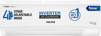 [Extra Rs 3000 Off]  Voltas 1 Ton 5 Star Split Inverter AC - White  (125V CAX(4503689), Copper Condenser)
