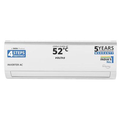 Voltas 123V CAE 1 ton 3 star inverter Split AC | White