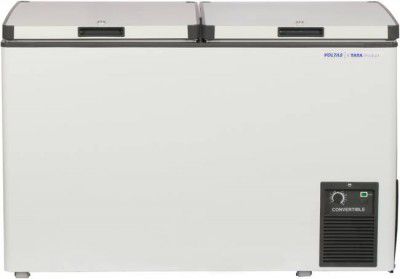 Voltas 311.0 L Double Door Standard Deep Freezer  (White, CF320DD-P)