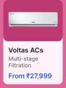Voltas ACs from ₹27999 in Flipkart Big Billion Days Sale....