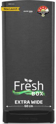 Voltas Beko 183 L Direct Cool Single Door 4 Star Refrigerator with Base Drawer  (Dark Grey, RDC215B/W0DGR0M0B00GO)