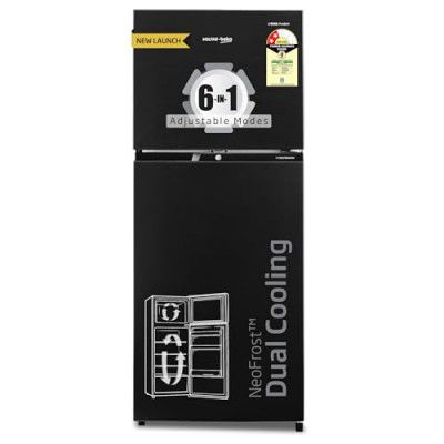 Voltas Beko 283 L 2 Star Frost Free Inverter Double-Door Refrigerator (RFF334D/WPV100RXBD)