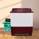 Voltas beko 7.2 kg Semi Automatic twin tub Washing machine (WTT72) Burgundy...
