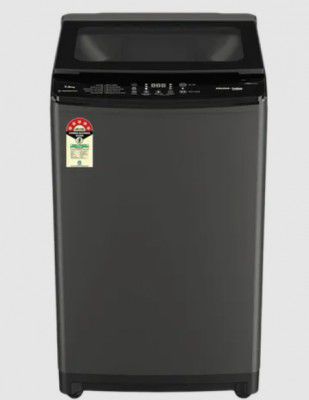 VOLTAS beko 7 Kg 5 Star Fully Automatic Top Load Washing Machine (WTL7006UAA, Aqua Wave Drum, Medium Grey)